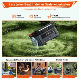 Oscal PowerMax 2400 Pro Tragbare Powerstation 2,016 kWh mit 2x 200W Solarpanel