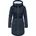 Lange Steppjacke Wintermantel mit Kapuze Navy25 XXL XXL