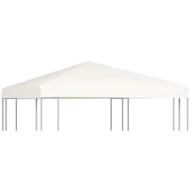 vidaXL Pavillondach 310 g/m2 3 x 3 m Cremeweiß