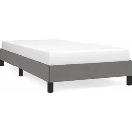 vidaXL Bettgestell 100 x 200 cm Dunkelgrau