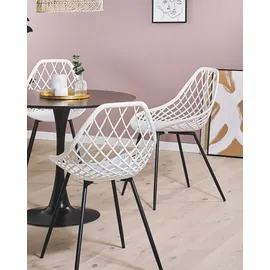 Beliani Esszimmerstuhl 2er Set CANTON