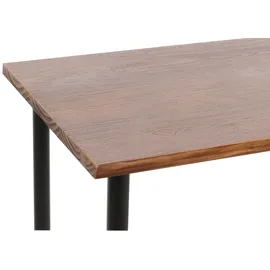 Mendler Bartisch HWC-N21 108 x 120 x 61 cm Braun