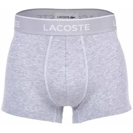 Lacoste Casual Black Trunks black/white/grey chine XL 3er Pack