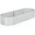 vidaXL Garten-Hochbeet verzinkter Stahl 240 x 80 x 44 cm Silber