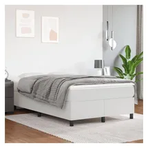 vidaXL Boxspringbett 120 x 200 cm Weiß