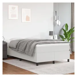 vidaXL Boxspringbett 120 x 200 cm Weiß