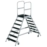 MUNK Podesttreppe 262 cm Aluminium/Holz/Stahl