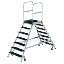 MUNK Podesttreppe 262 cm Aluminium/Holz/Stahl
