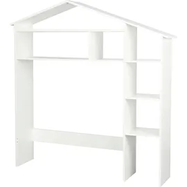 LÜTTENHÜTT Regal Lizzi 148 x 155 cm Pinie lackiert weiß