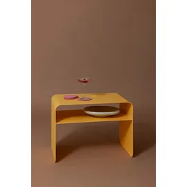 metallbude Beistelltisch Cosmo Stahl Orange Mango
