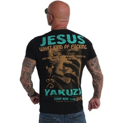 YAKUZA T-Shirt Jesus schwarz S