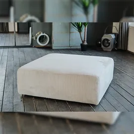 KAWOLA Modulsofa WIOLO SOFT 6 Module 6 Rückenkissen Cord hellgrau