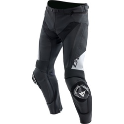 Dainese Delta 4, Lederhose - Schwarz/Weiß - 46
