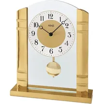 AMS 1117 gold (goldfarben, transparent), Tischuhren, Wohnzimmer, Esszimmer