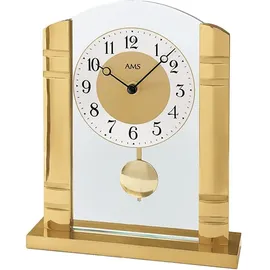 AMS 1117 gold (goldfarben, transparent), Tischuhren, Wohnzimmer, Esszimmer