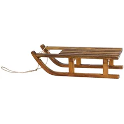 Chic Antique Vintage Deko Schlitten, H10/L38/B17,5 cm natur