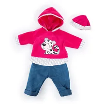 Bayer Design Puppenkleidung 84678AA Rosa/Weiß