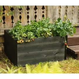 upyard Hochbeet GardenBox I-Box ca. B120/H40/T80 cm, Schwarz