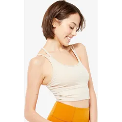 Bustier Yoga lang nahtlos - beige L