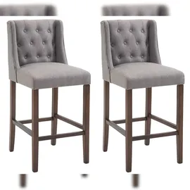 CLP Barhocker Cassandra 56 x 111 x 51 cm Grau