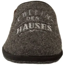 ADELHEID Chefin des Hauses Filzpantoffeln, Farbe:rabenschwarz, Größe:40/41 - 40,5