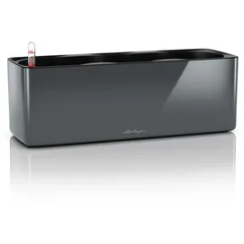 LECHUZA Cube Glossy Triple 40 x 14 x 13,5 cm weiß hochglanz