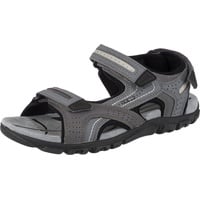 GEOX Sandale Strada D Riemchensandalen, Grau Stone Lt Grey, 42