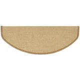 Floordirekt Sisal-Stufenmatte Pure Nature Halbrund 19 x 56 cm