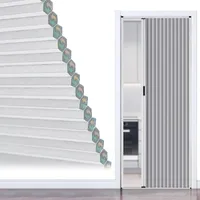 Falttür Falttüren Innentüren Schiebetür 190 Cm Hohe Falttür/temporäre Wabentür Mit Akkordeon, Trennwand Für Schlafzimmer, Küche, Arbeitskabine, 60 64 71 76 86 97 122 221 Cm Breit(B WXH,25X75IN(64x190c