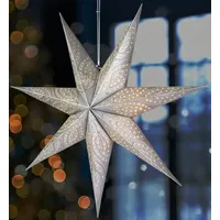 Brubaker Adventsstern 60 cm Silber