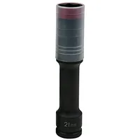 KS Tools SlimPOWER Alu-Felgen Kraft-Stecknuss, extra lang, 21 mm