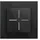 Homematic IP Smart-Home-Zubehör "Bundle Glastaster + Glasrahmen 1-fach", schwarz, B:31cm H:12cm T:37cm, Smart-Home-Stationen