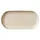 studio round North Servierplatte 38 x 19 cm Matte white/Matte sand