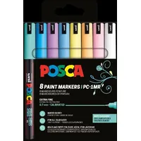 Posca Marker Set 8 St. Soft Colors