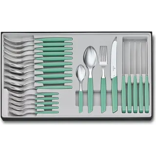 Besteck-Set 24 tlg. Mint-Grün - Grün