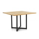 Apple Bee Jakarta Tisch Aluminium/Teak 110x110 cm