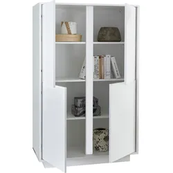 Highboard »Ice«, grifflos, weiß Hochlglanz Lack, , 79552258-0