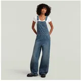 G-Star Straight Leg Dungaree, Size L, Color Blue - L