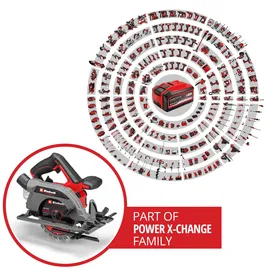Einhell Akku-Handkreissäge TP-CS 18/165 Li BL - Solo, 18 V, rot/schwarz