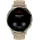 Garmin Venu 3S french gray/softgold mit Schnellwechsel-Leder-Armband + Schnellwechsel-Silikon-Armband french gray/softgold