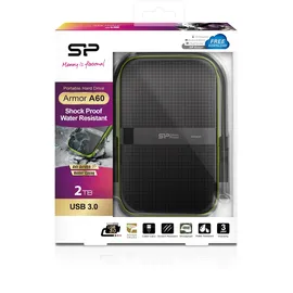 Silicon Power Armor A60 2 TB USB 3.2 schwarz/grün
