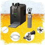 ich-zapfe Komplett Set - Zapfanlage STREAM 50 Bierkoffer, Bierzapfanlage, Durchlaufkühler 1-leitig Trockenkühler, Flach