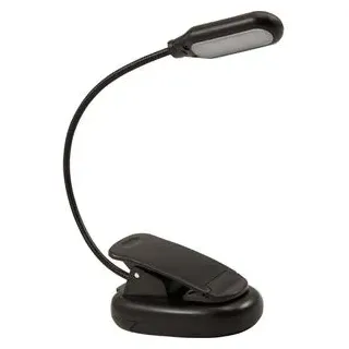 McShine Leselampe mit Klemme, LED dimmbar mit 3 Farbtemperaturen, USB und Akku