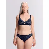 erlich textil Slip FLUID LACE SLIP in mitternachtblau | Gr.: 40