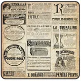 SEEKJOYS Picknickdecke mit Vintage-Magazin-Muster, extra groß, mit Tragegurt, faltbar, leicht, wasserdicht, Stranddecke, 200 x 200 cm, für Strand, Camping, Wandern, Park, Terrasse