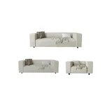 S-Style Polstergarnitur 3+2+1 Oskar ¦ beige ¦ Maße (cm): B: 175 H: 65