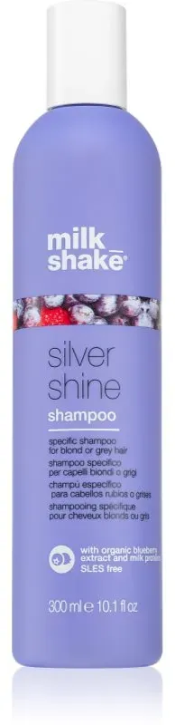 milk_shake® Silver Shine Shampoo für blonde Haare neutralisiert gelbe Verfärbungen 300 ml