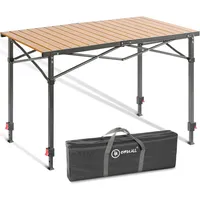 HOMECALL Campingtisch Höhenverstellbar Aluminium