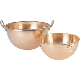 De Buyer Schlagschüssel Kupfer mit Ring Griff
