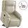 vidaXL Massagesessel mit Aufstehhilfe Elektrisch Kunstleder 95 x 99 x 95 cm Creme